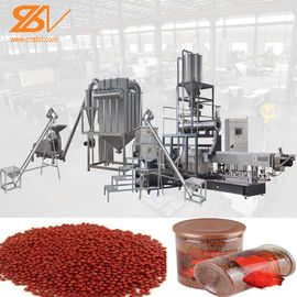 Continuous Floating Fish Feed Pellet Machine , Fish Feed Equipment