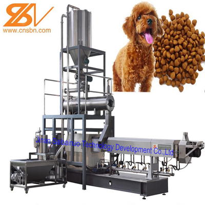Trockene nass Haustier-Lebensmittelverarbeitung der Nahrung- für Haustieremaschinen-SS201 bearbeitet Hundefutter-Extruder maschinell