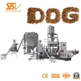 Machen Sie nass,/trockene Hundenahrung- für Haustiereextruder-Maschinen-Doppelt-Schraube SGS-Bescheinigung