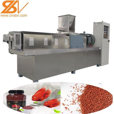 Haustierfutter-Extruder-Maschinen-Verarbeitungslinie 380V / 50Hz Spannung 1 Jahr Garantie