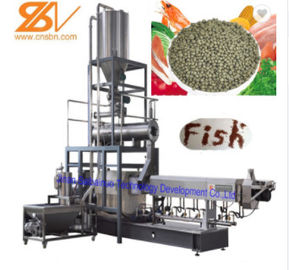 Fish Prawn Feed Machine Twin Screw Extruder Self Cleaning CE Approved
