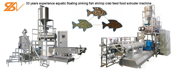 Industrielle sich hin- und herbewegende sinkende Fisch-Zufuhr, die Maschinen-Haustier-Lebensmittelverarbeitungs-Linie macht