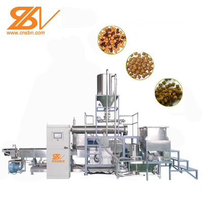 Ss 304 automatische Zwillingschraubenextruder-Line zur Verarbeitung von Tiernahrungsmitteln