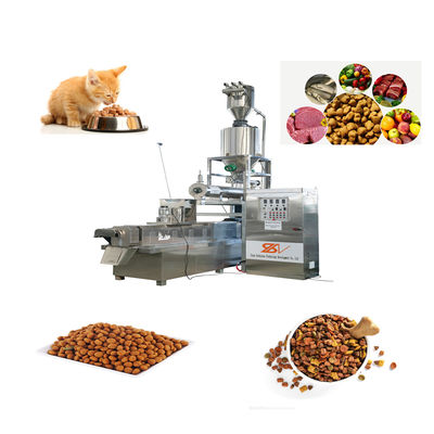 201 Edelstahl-Full-Automatische Maschine zur Herstellung von Tiernahrung, Hundenahrung Extrudermaschine