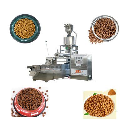 201 Edelstahl-Full-Automatische Maschine zur Herstellung von Tiernahrung, Hundenahrung Extrudermaschine