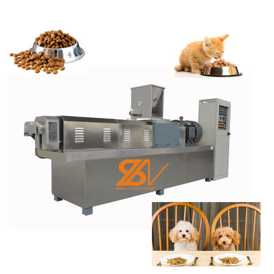 201 Edelstahl-Haustierfutter-Linie, Geräuscharme Hundefutter-Extruder-Maschine