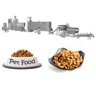 201 Edelstahl-Haustierfutter-Linie, Geräuscharme Hundefutter-Extruder-Maschine