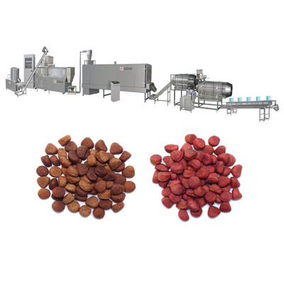 Doppelschraubende Trocken-Kibbel-Hundefutter-Extruder-Maschine vollautomatisch