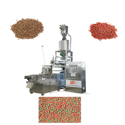 Automatische Garnelen-Fischfuttermaschine 500kg/h Kapazität Futtermittelproduktionslinie