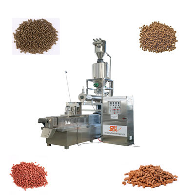Automatische Garnelen-Fischfuttermaschine 500kg/h Kapazität Futtermittelproduktionslinie
