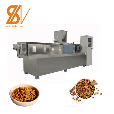 Automatische Trockenfutter-Hunde-Katzen-Futter-Herstellungsmaschine Doppelschneckenextruder