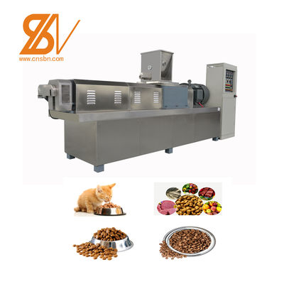 Hohe Effizienz beliebte Haustier Hunde- und Katzenfutter-Produktionslinie Twin Screw