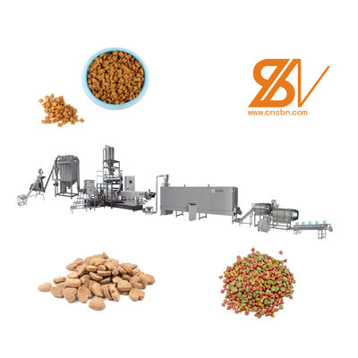 Automatische Tierfutter-Produktionslinie mit Twin Screw Extruder