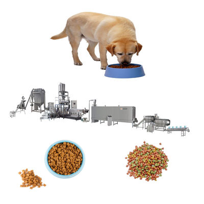 Vollautomatische Hochgeschwindigkeitsverarbeitung für Haustiere Hundefutter-Pelletsherstellung mit Siemens-Motor
