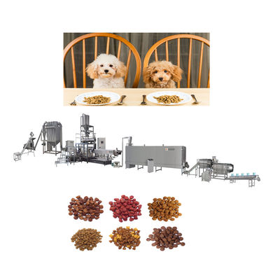 Automatische Hunde-, Katzen- und Haustierfutter-Produktionslinie aus Edelstahl 304 mit einer Kapazität von 150-5000 kg/h