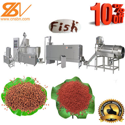 Tierfutter-Extruder-Maschinen-Verarbeitungslinie