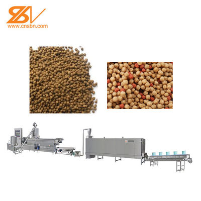 Große Kapazitäts-Zwillings-Schrauben-Fisch-Zufuhr-Extruder-Fisch-Zufuhr-Kugel-Maschine