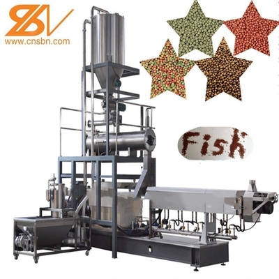 Vollautomatische Trockenfisch-Garnelenfutter-Produktionslinie mit PLC-Steuerung