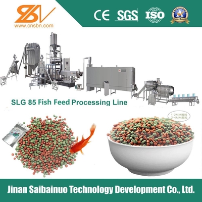 SLG65 Schwimmende Fischfutter-Extrudermaschine / Ss Schwimmende Fischfutter-Fertigungsanlage
