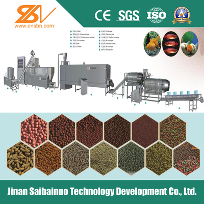 SLG65 Schwimmende Fischfutter-Extrudermaschine / Ss Schwimmende Fischfutter-Fertigungsanlage