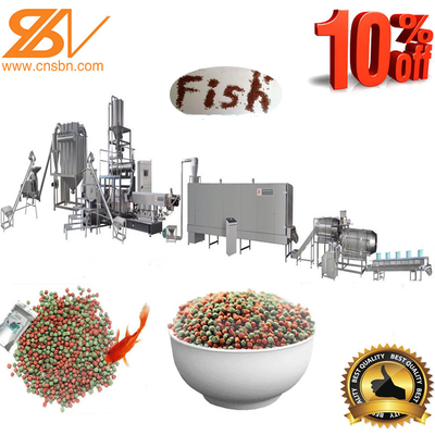 Automatische Extruder-Produktionslinie zur Herstellung von Fischfutter mit fortschrittlicher Technologie