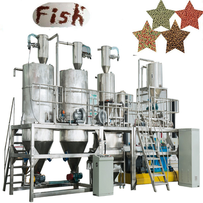 SUS 304 Floating Fish Feed Twin Screw Extruder And Good Material