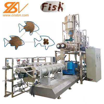 Vollautomatische Trockenfisch-Garnelenfutter-Produktionslinie mit Siemens-Motor