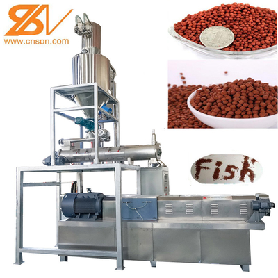 Professionelle vollautomatische Fischfutterhersteller Produktionslinie unterschiedlicher Spannungsbedarf
