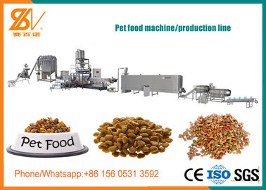 Industrielles Tierfutter-Haustier-Lebensmittelproduktions-Fließband Edelstahl 304