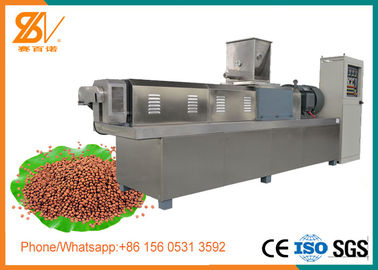 Material des doppelte Schrauben-sich hin- und herbewegendes Fisch-Zufuhr-Extruder-Maschinen-Edelstahl-304