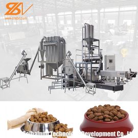 Doppel- Schrauben-Nahrung- für Haustiereextruder-Maschinen-Haustier-Zufuhr-Werkzeugmaschine-lebhafter Form-Anlagen-Simens-Motor
