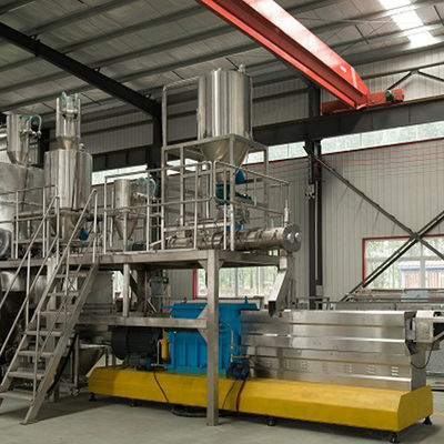 Trocknende sich hin- und herbewegende Zufuhr-Extruder-Maschine der Fisch-100kg/Hr