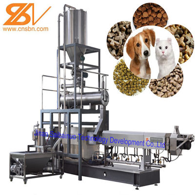 Automatische Linie der Hunde-Cat Pet-Nahrungsmittelmaschinellen bearbeitung