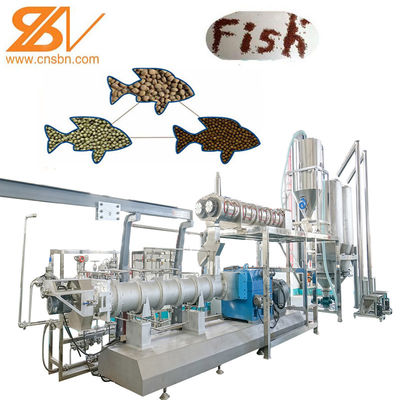 2-3t/H 4-6t/H Wasserwels-sich hin- und herbewegende sinkende Fisch-Zufuhr-Extruder-Maschinen-Fertigungsstraße