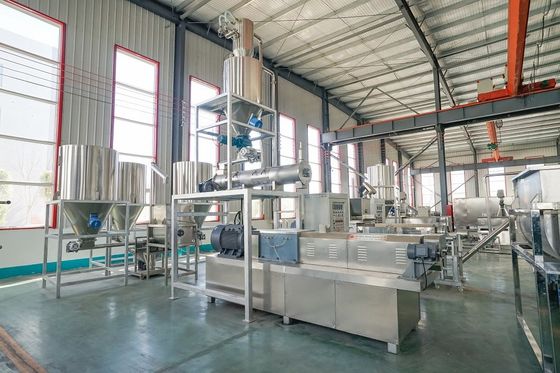 Doppelschneckenextruder-sich hin- und herbewegende Fisch-Zufuhr-Kugel-Maschinen-Fertigungsstraße